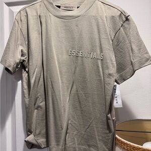 Fear of God Essentials Light Tan T-Shirt
